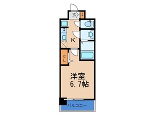 ﾌﾟﾚｻﾝｽ塚本ﾐｯﾄﾞﾏｰｸ(608)の物件間取画像